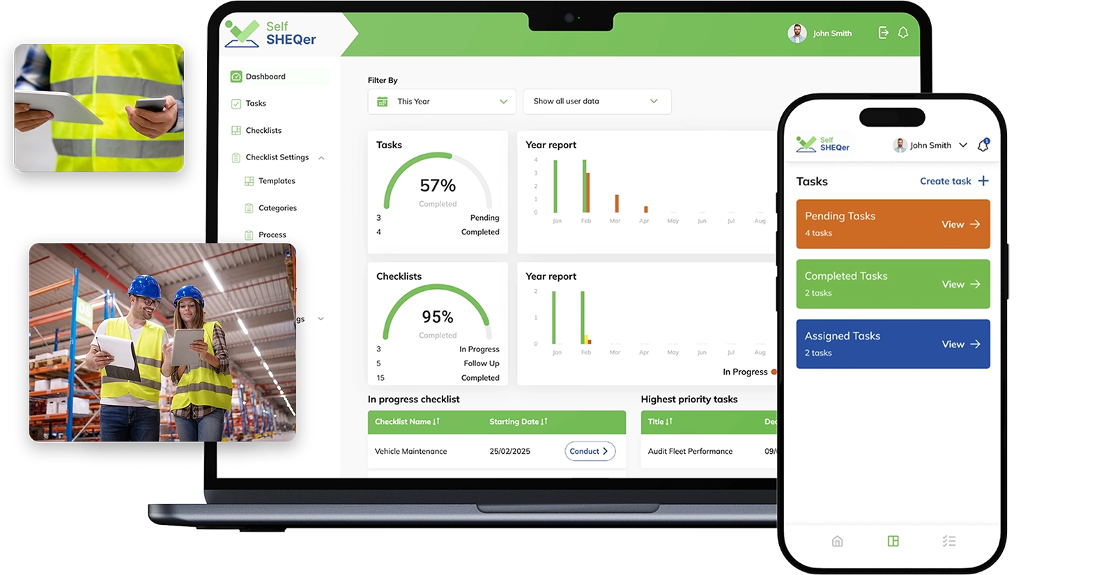 Self SHEQer Platform Screenshot